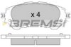 BREMSI BP3607 Brake Pad Set, disc brake